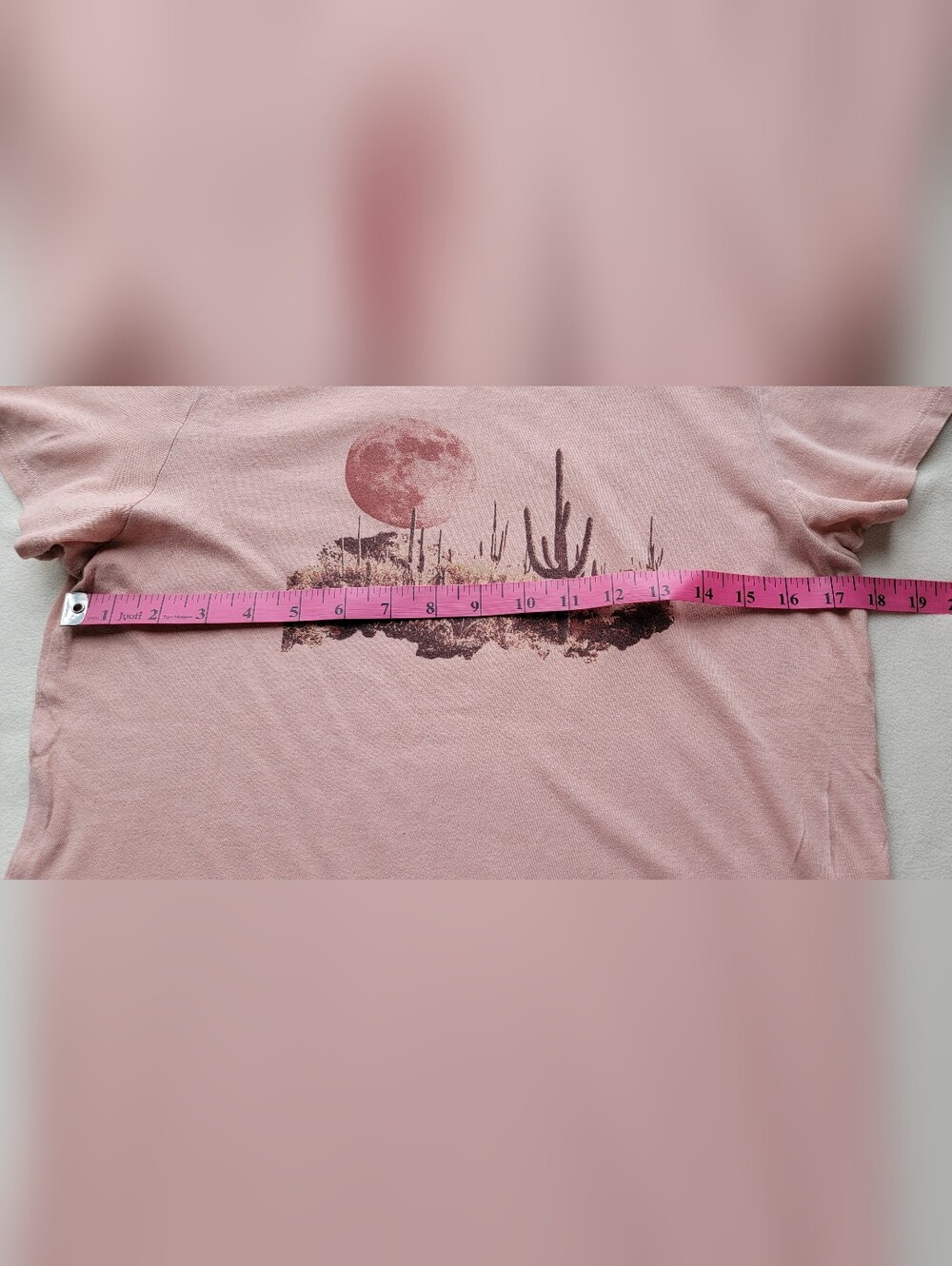 Old Navy Pink Desert Cactus Graphic Tee - Picture 2 of 6